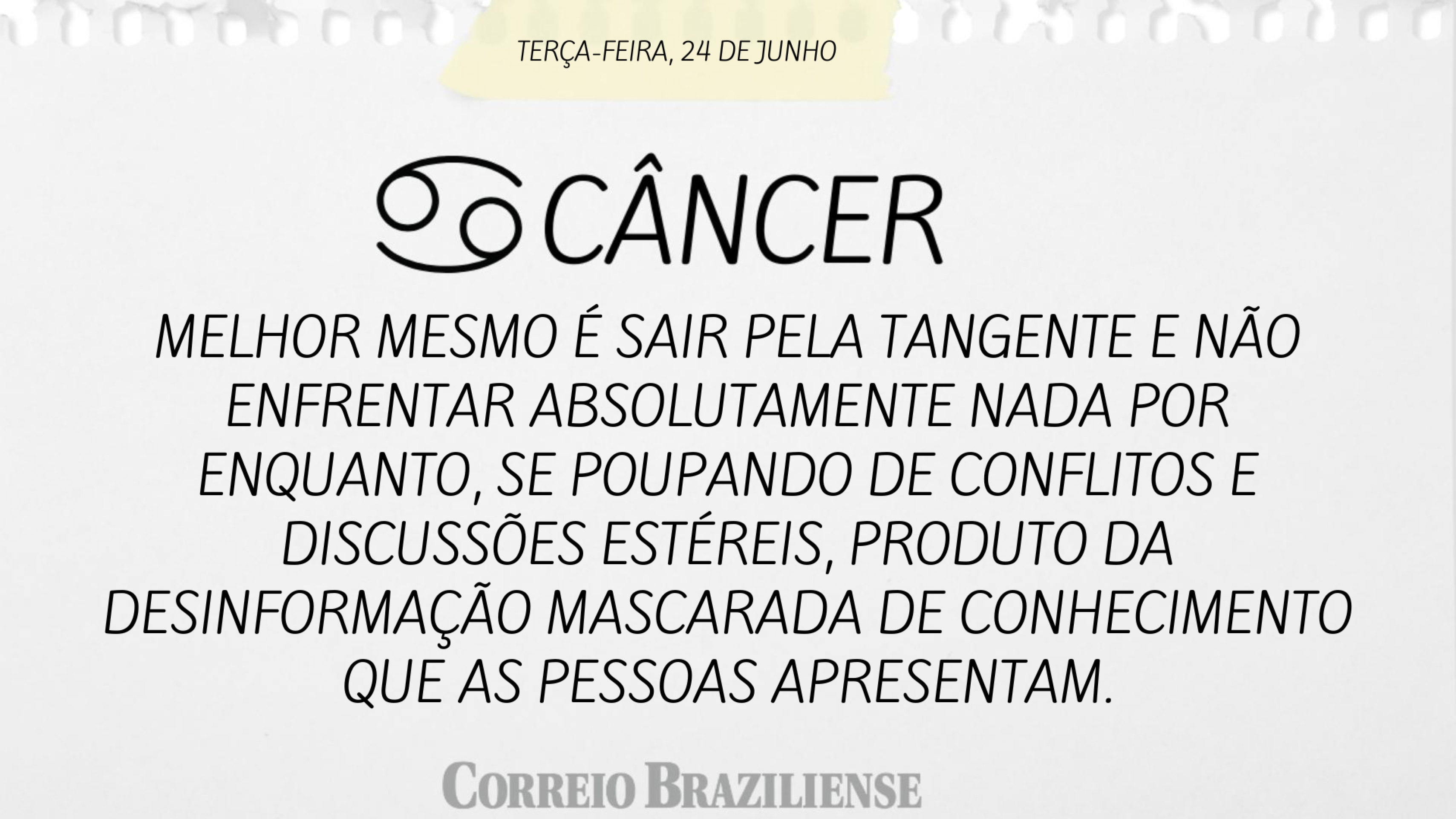 Horóscopo 24 de junho