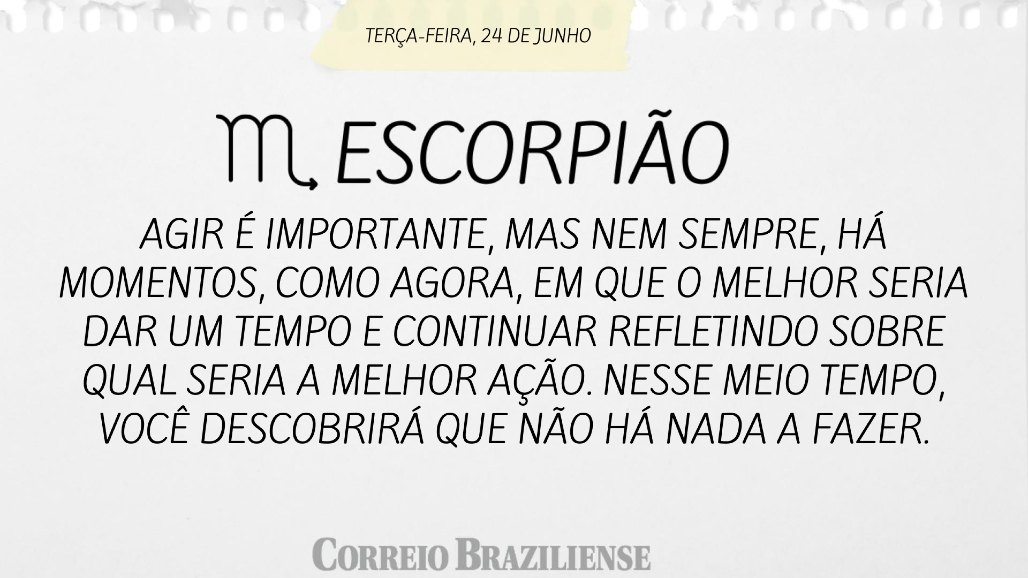 Horóscopo 24 de junho