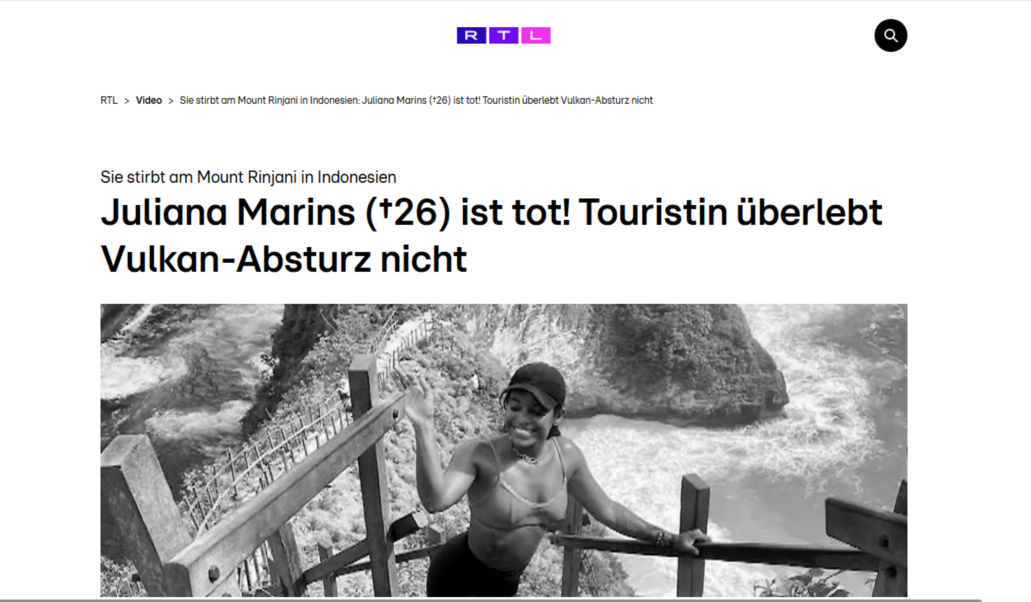 Imprensa internacional repercute morte de brasileira em trilha na Indonésia