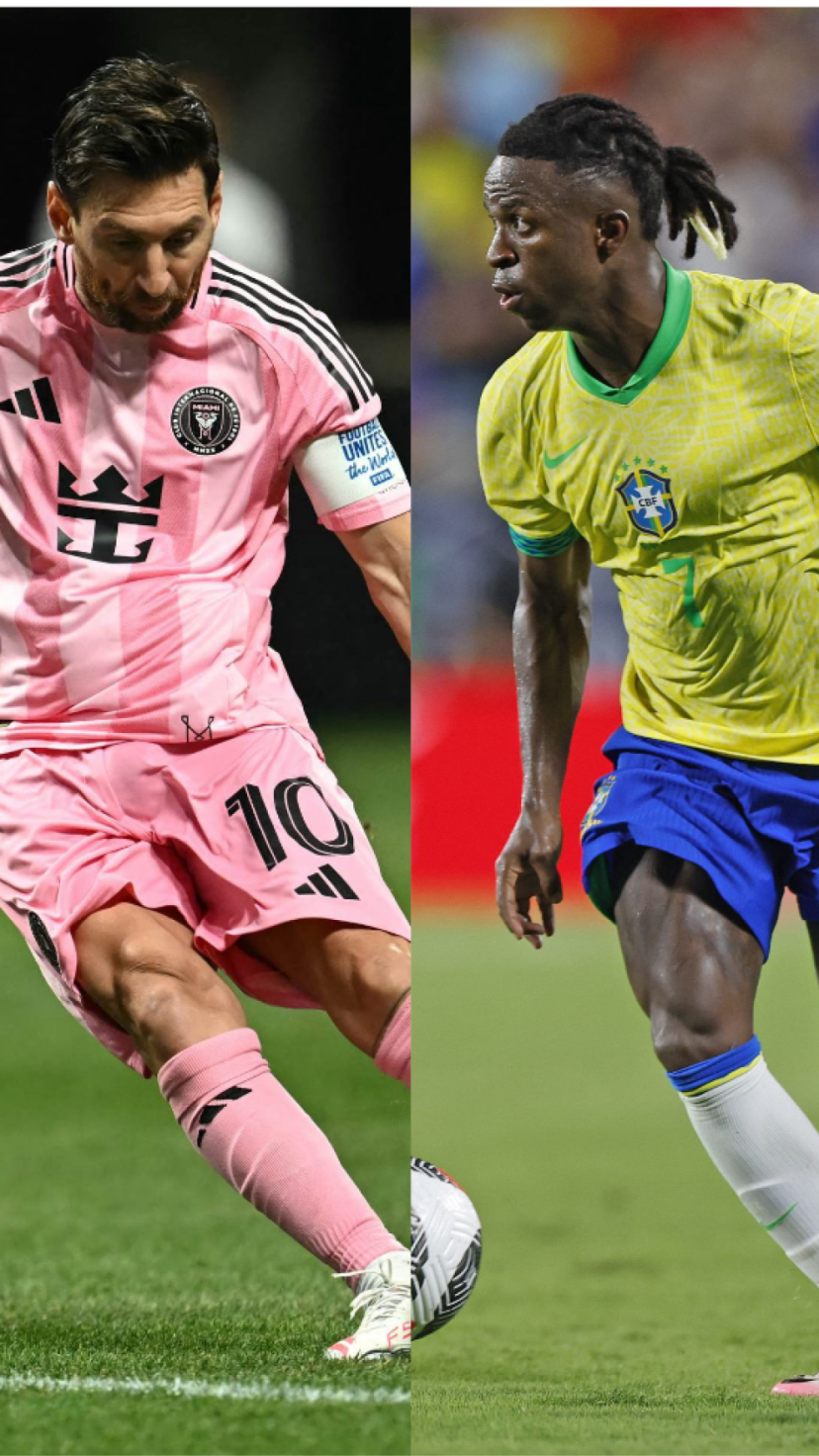 Astros como Haaland, Mbappé, Messi e Vini Jr. integram a lista feita pela Forbes -  (crédito: AFP e CBF )