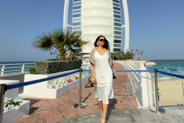 Luciane Vaz revela truques de styling para arrasar com vestido de seda  -  (crédito: Redes Sociais)