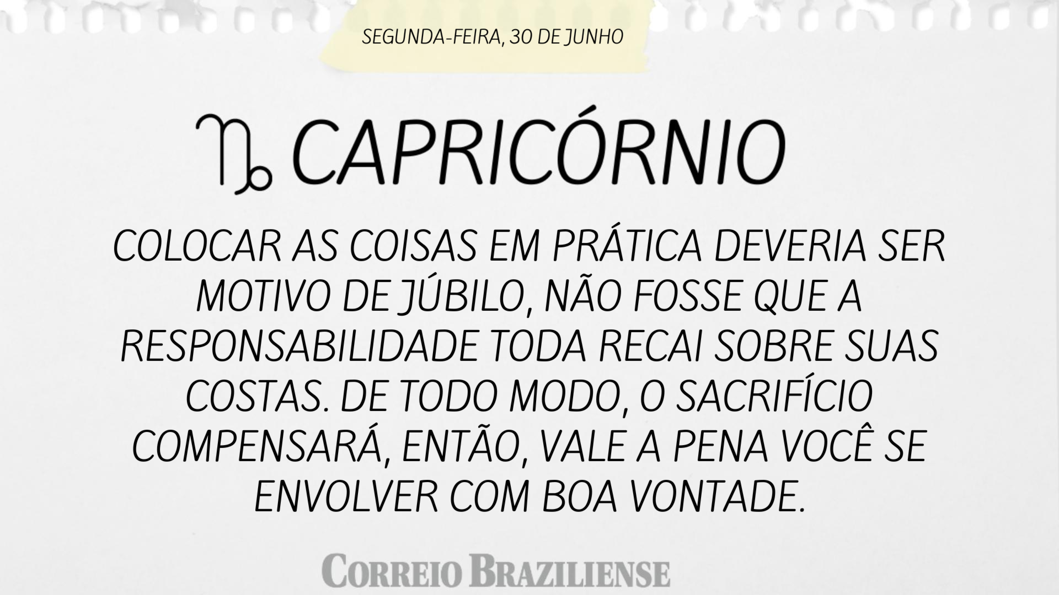 Confira o hor&oacute;scopo desta segunda