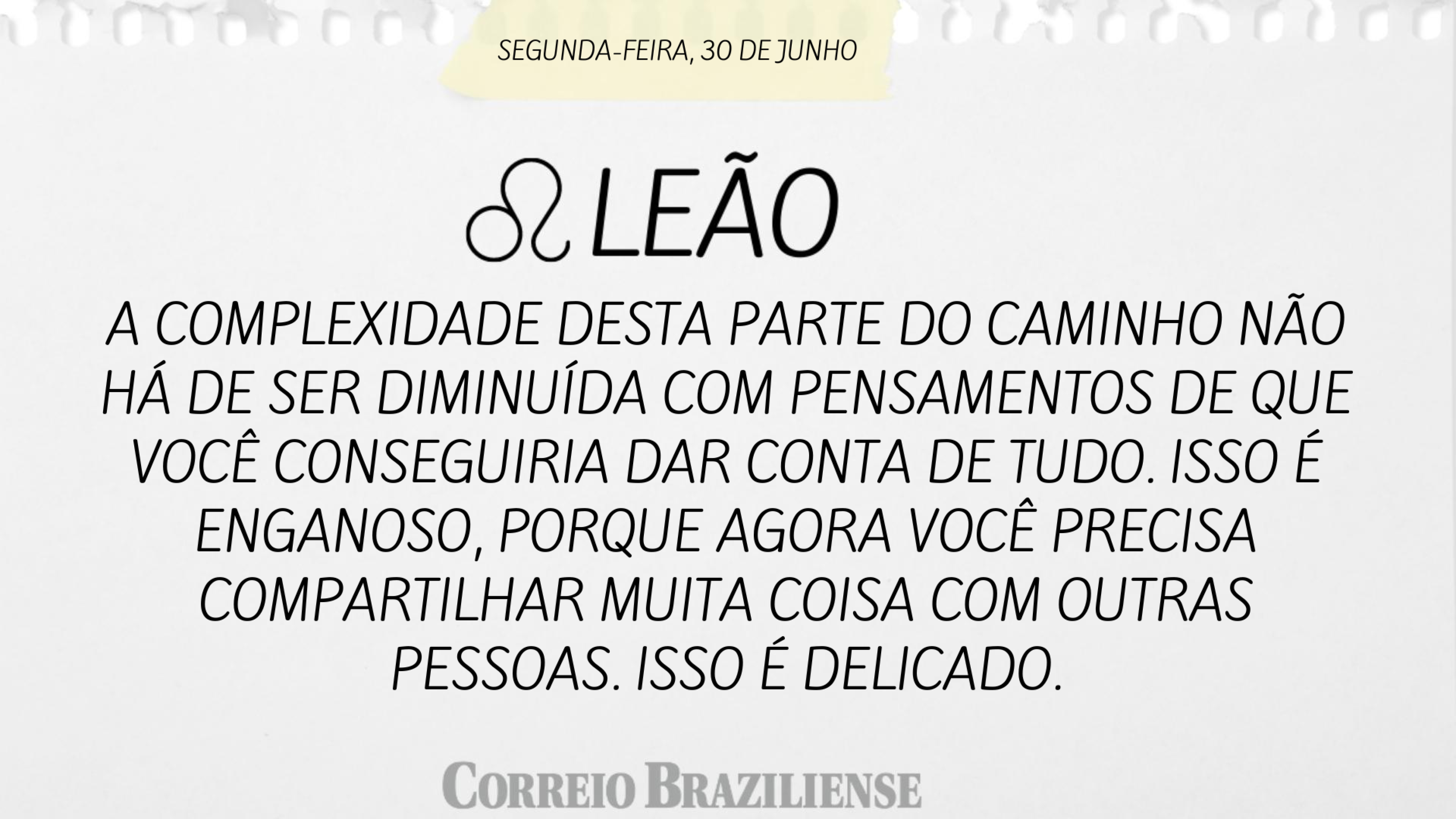 Confira o hor&oacute;scopo desta segunda