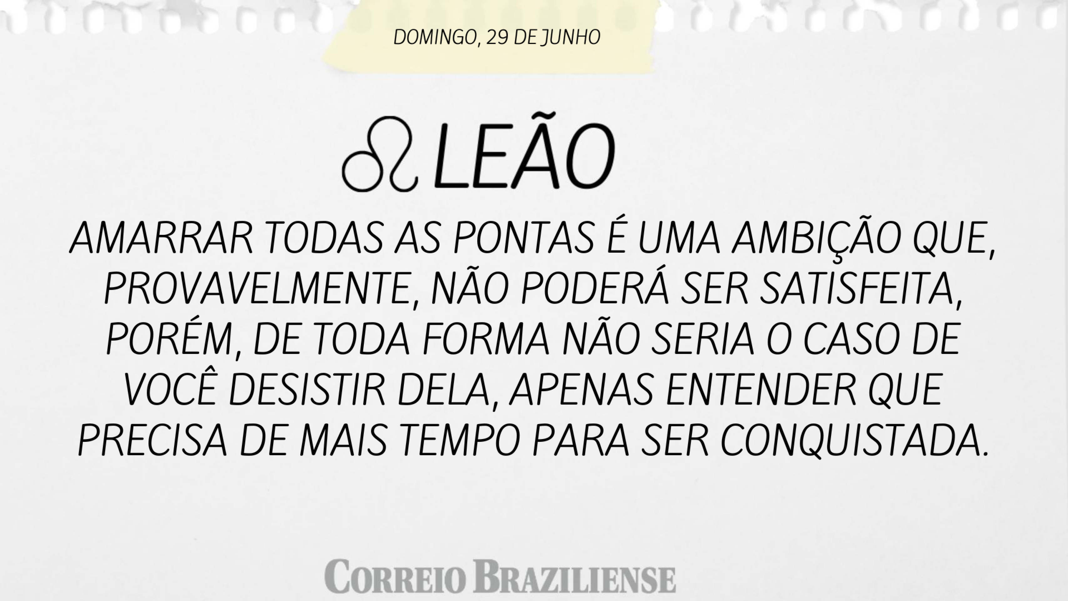 Confira o hor&oacute;scopo deste domingo