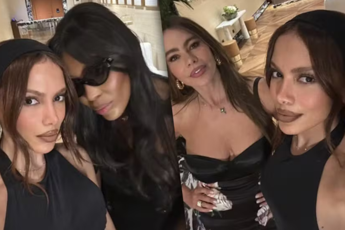 Anitta, Naomi Campbell e Sofia Vergara -  (crédito: Reprodução/Instagram)