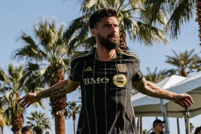 Giroud teve uma breve passagem pelo Los Angeles FC - (crédito: Reprodução/Instagram) Giroud teve uma breve passagem pelo Los Angeles FC - (crédito: Reprodução/Instagram)