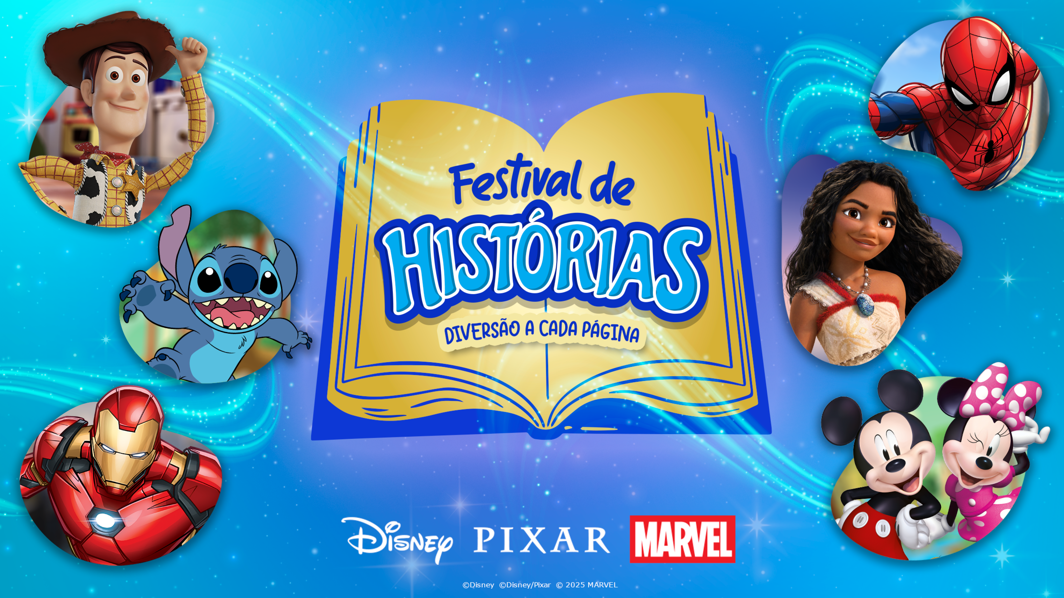 Ao longo do mês, a Disney promove mais uma edição do Festival de Histórias na Livraria Leitura localizada no Terraço Shopping
