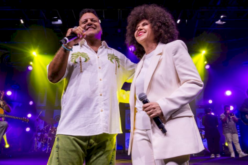 Alma Djem e Roberta Campos unem reggae e MPB em nova versão de 'Rouxinóis' - (crédito: Divulgação) Alma Djem e Roberta Campos unem reggae e MPB em nova versão de 'Rouxinóis' - (crédito: Divulgação)