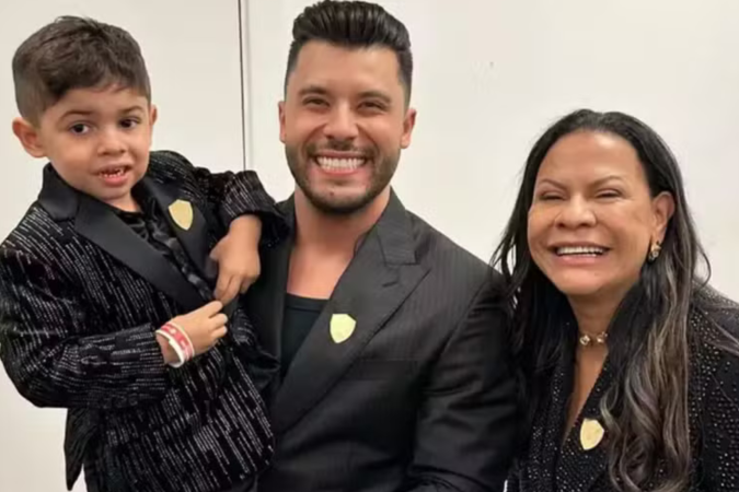 Dona Ruth, Murilo Huff e Léo  -  (crédito: Reprodução/ Redes Sociais)