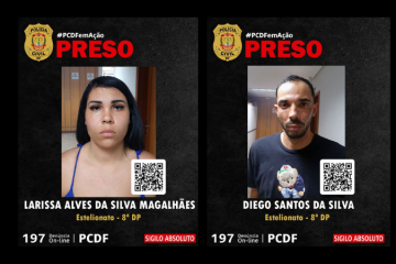 A dupla sempre abordava idosos em locais públicos, oferecendo produtos domésticos a preços significativamente abaixo do mercado -  (crédito: Divulgação/PCDF)