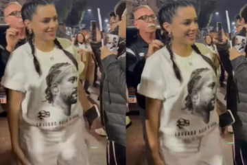 Bruna Biancardi é detonada ao se expor em jogo do Santos no puerpério
- (crédito: Reprodução / Instagram ) Bruna Biancardi é detonada ao se expor em jogo do Santos no puerpério
- (crédito: Reprodução / Instagram )