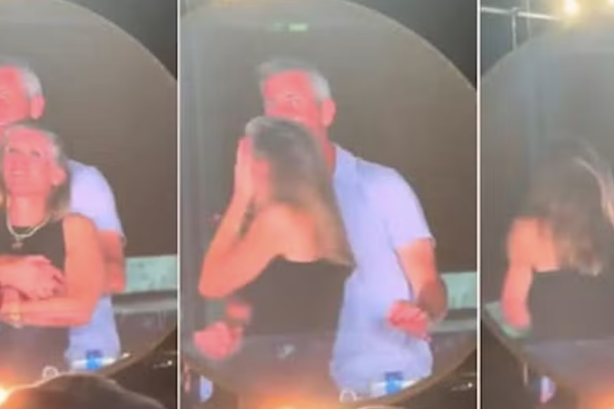 O episódio aconteceu no último dia 16 de julho, durante um show da banda Coldplay, em Boston, nos Estados Unidos - (crédito: Instagram ) O episódio aconteceu no último dia 16 de julho, durante um show da banda Coldplay, em Boston, nos Estados Unidos - (crédito: Instagram )