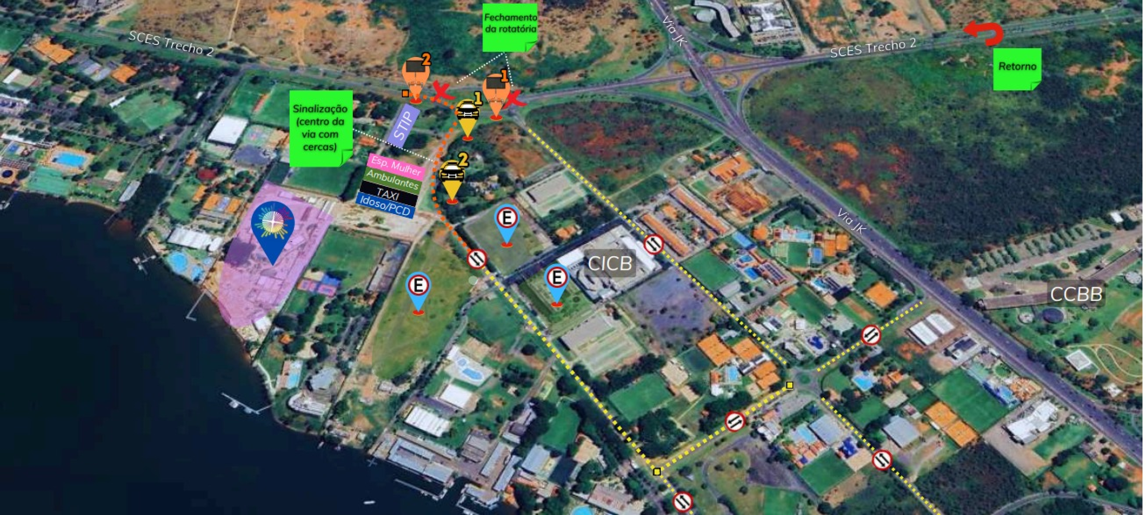 O Na Praia Festival acontece no Setor de Clubes