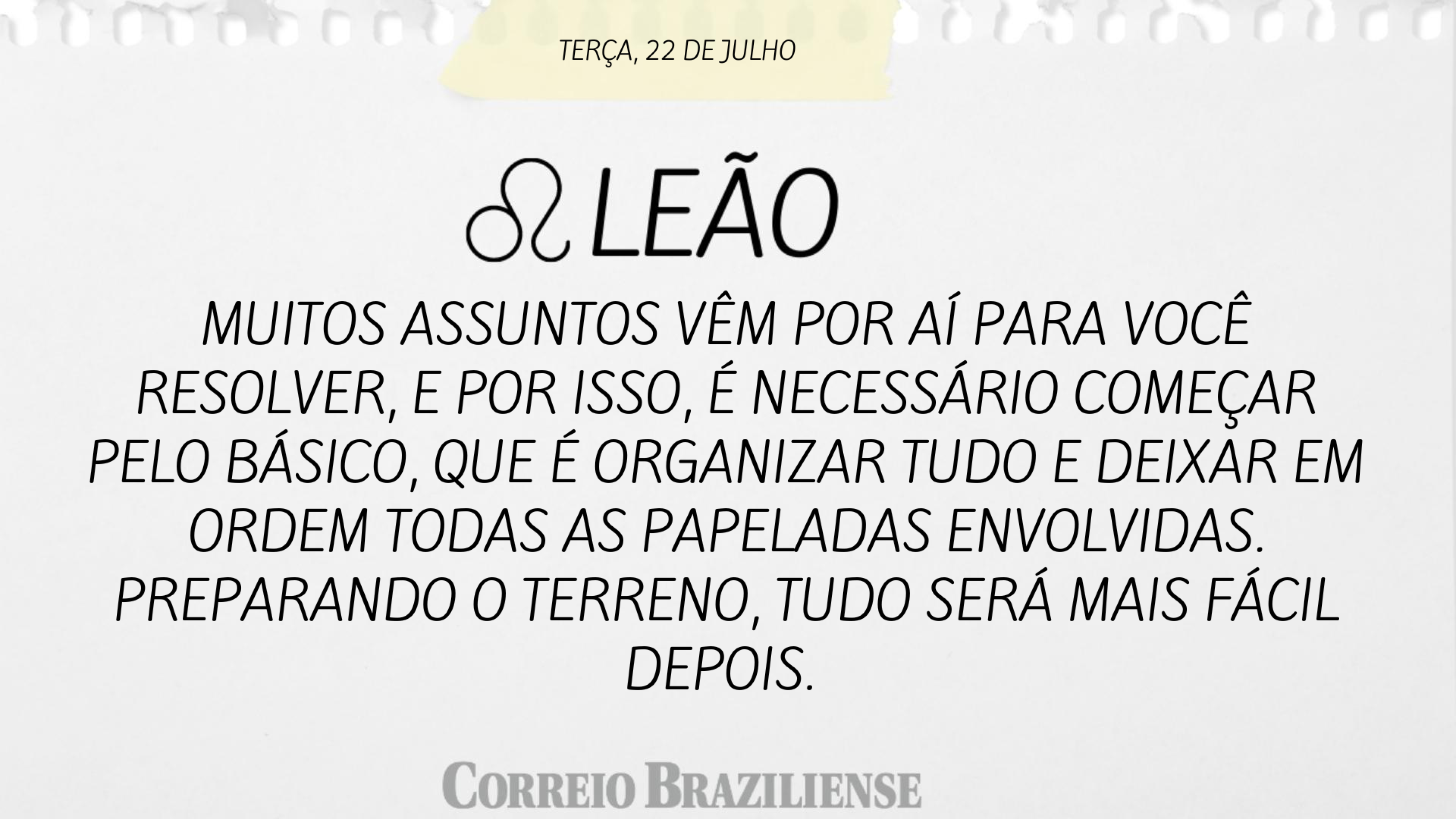 LEÃO | 22 DE JULHO
