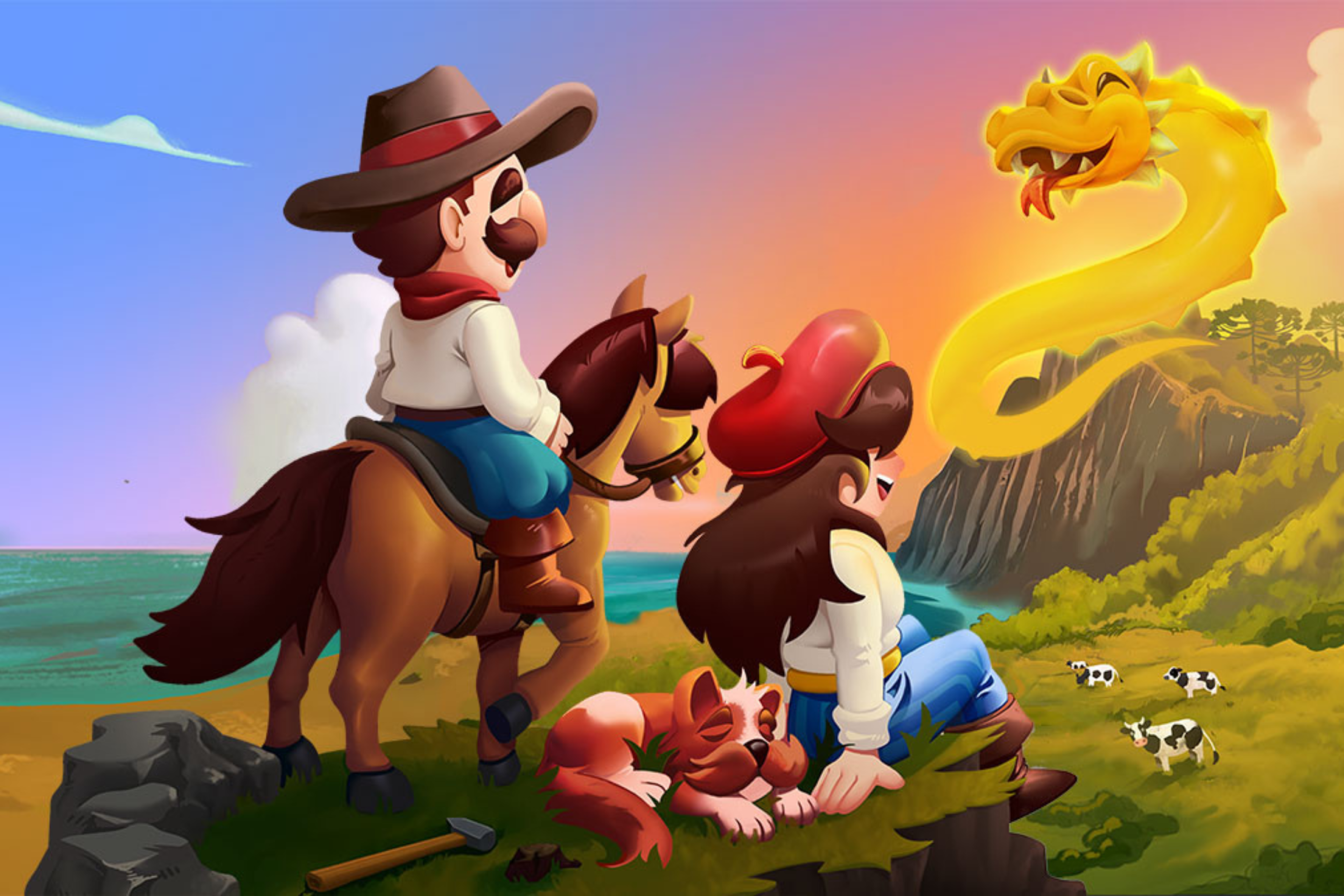 'Gaucho and The Grasslands' adapta cultura sulista para jogo de aventura e fazenda