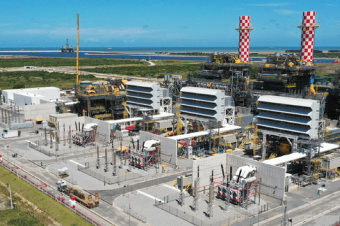 A usina opera em ciclo combinado, com eficiência superior a 60% e possibilidade de uso de até 50% de hidrogênio, um passo importante em direção a transição energética - (crédito: Gás Natural Açu) A usina opera em ciclo combinado, com eficiência superior a 60% e possibilidade de uso de até 50% de hidrogênio, um passo importante em direção a transição energética - (crédito: Gás Natural Açu)