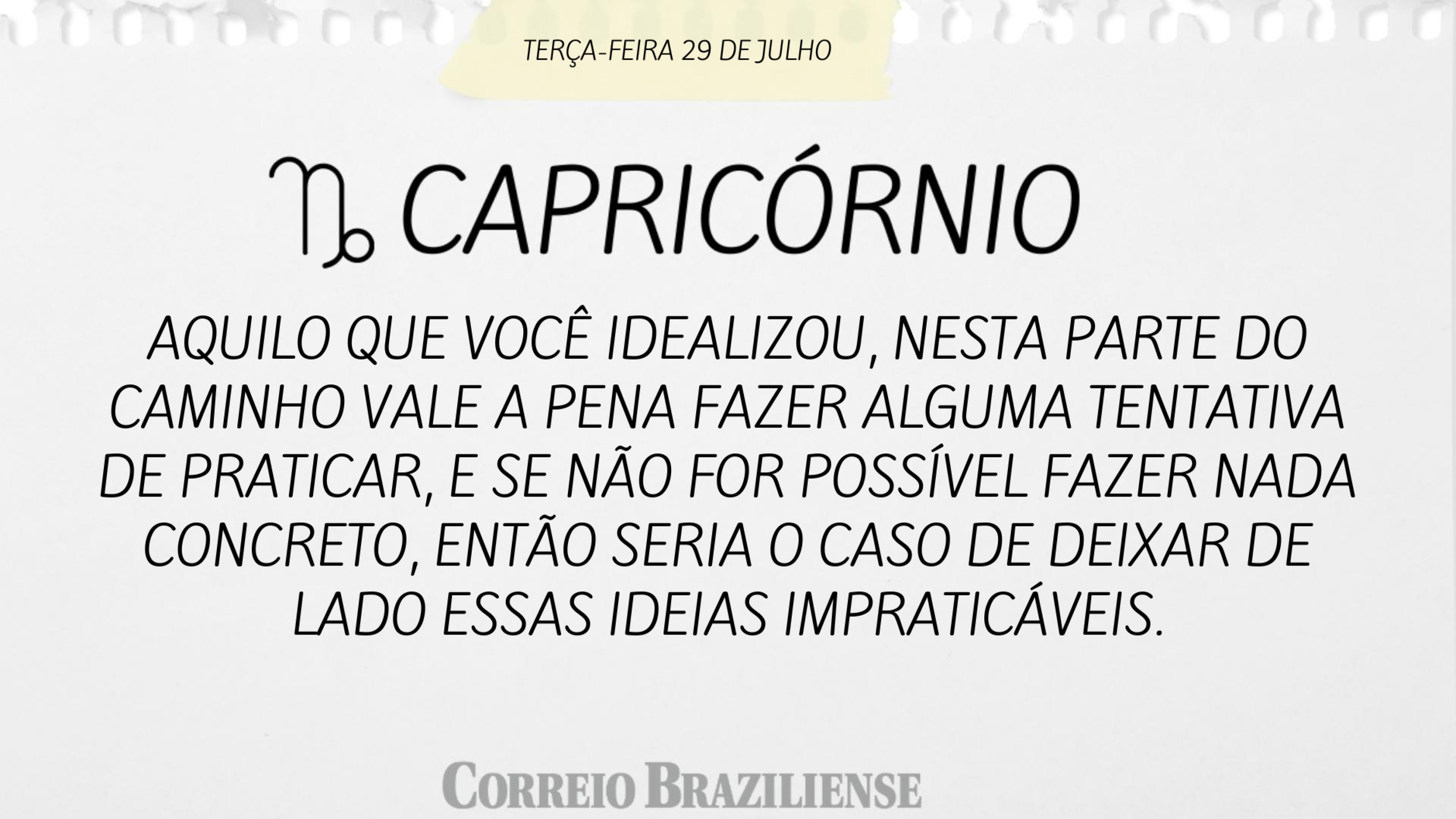 Confira o horóscopo desta terça