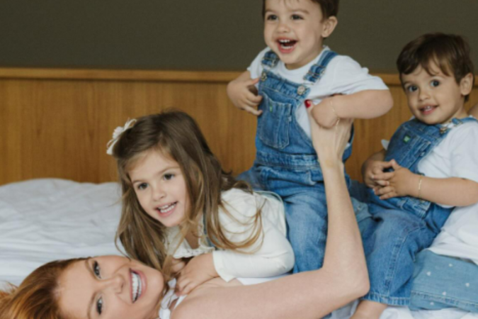 Barbara Evans e filhos - (crédito: Reprodução/Instagram) Barbara Evans e filhos - (crédito: Reprodução/Instagram)