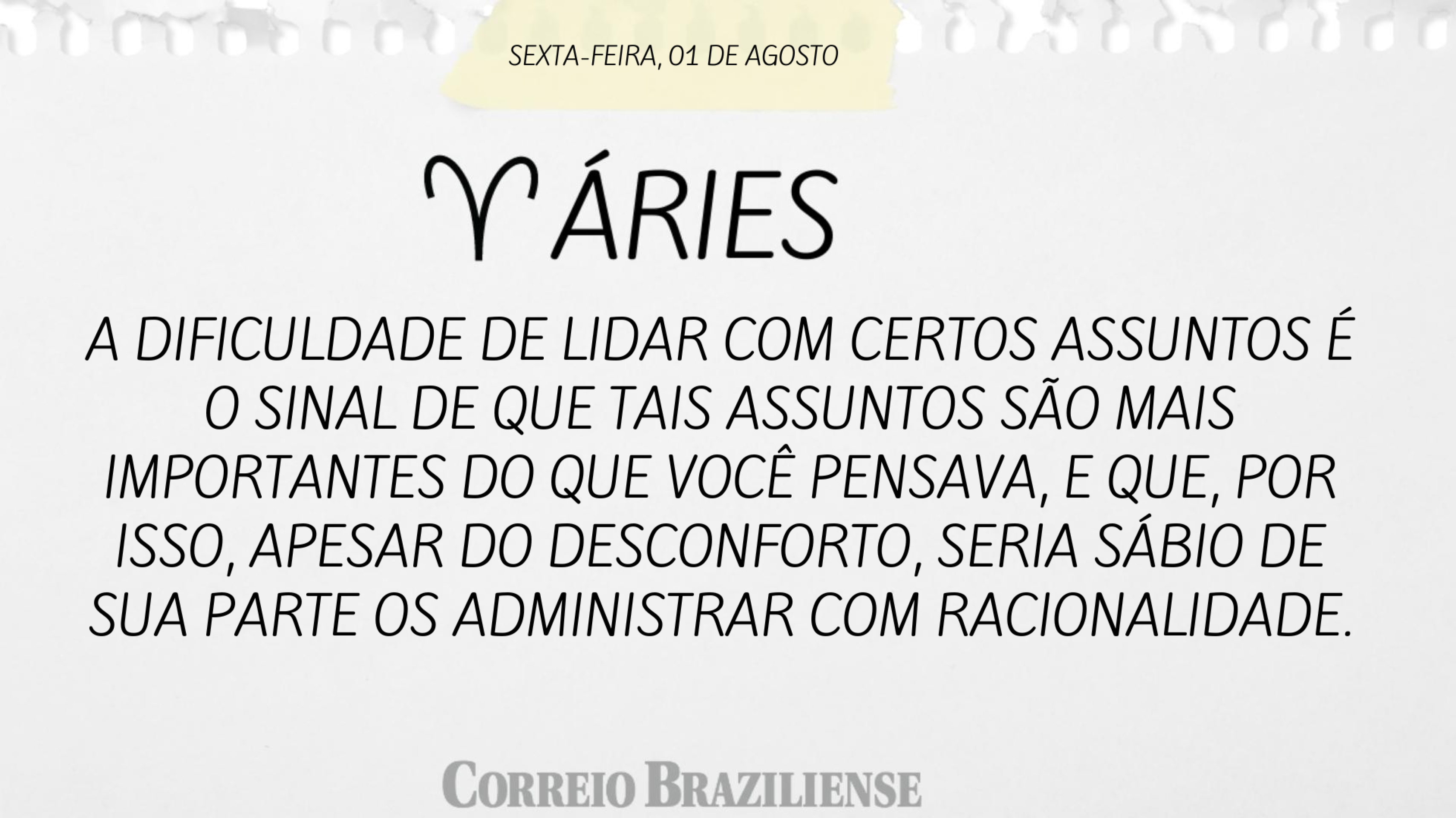 Confira o horóscopo desta sexta