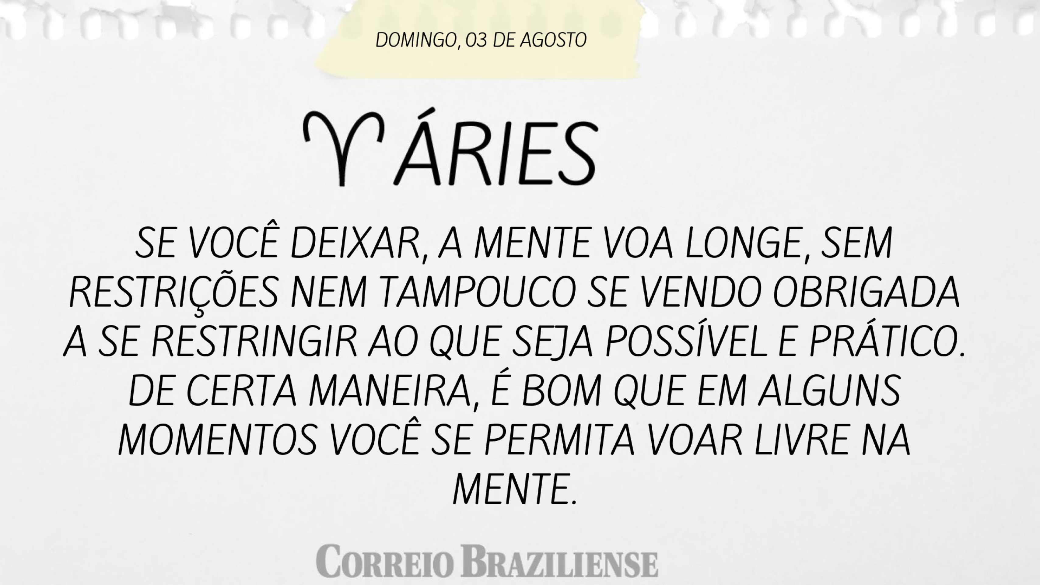 Confira o horóscopo deste domingo