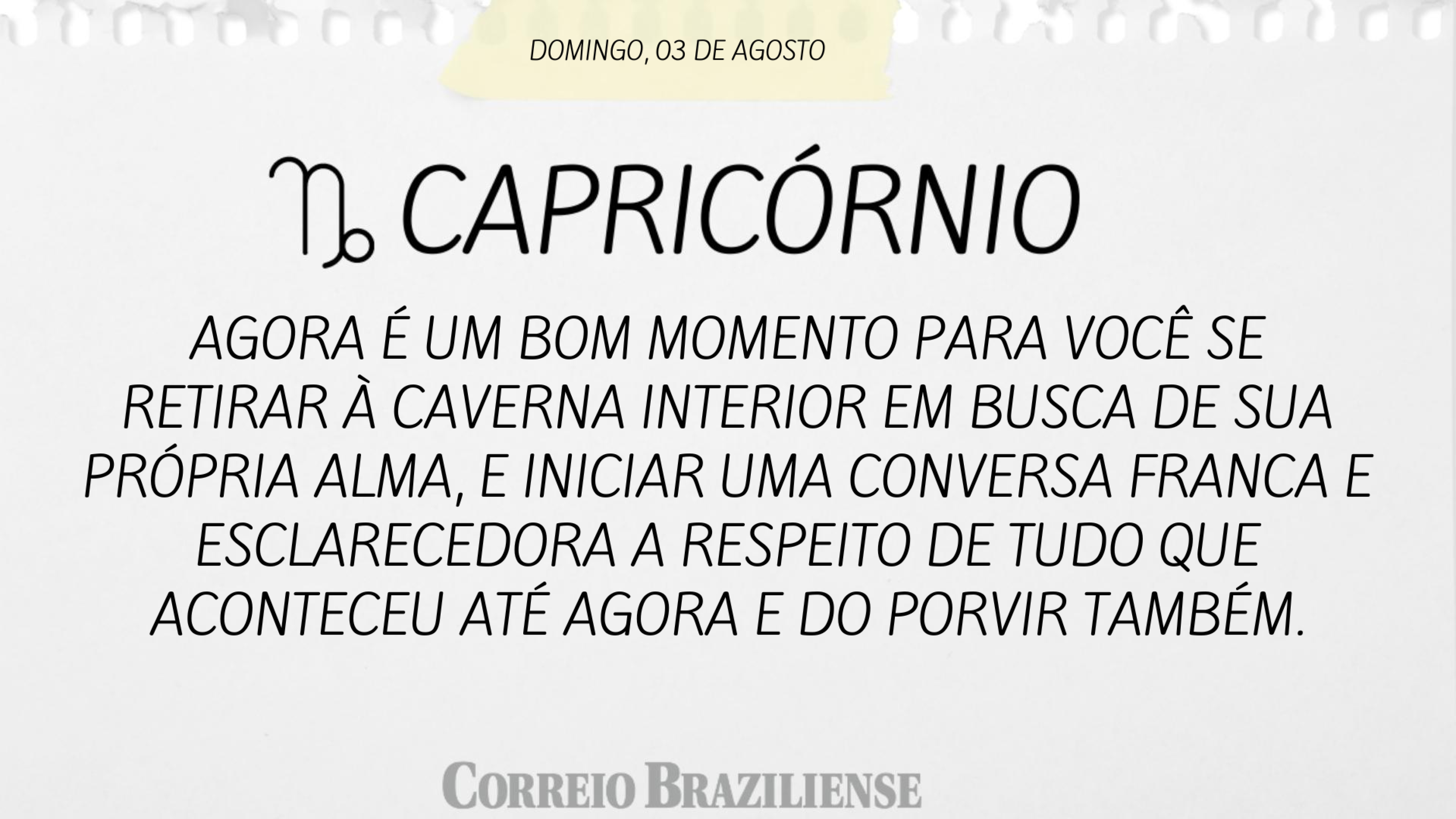 Confira o horóscopo deste domingo