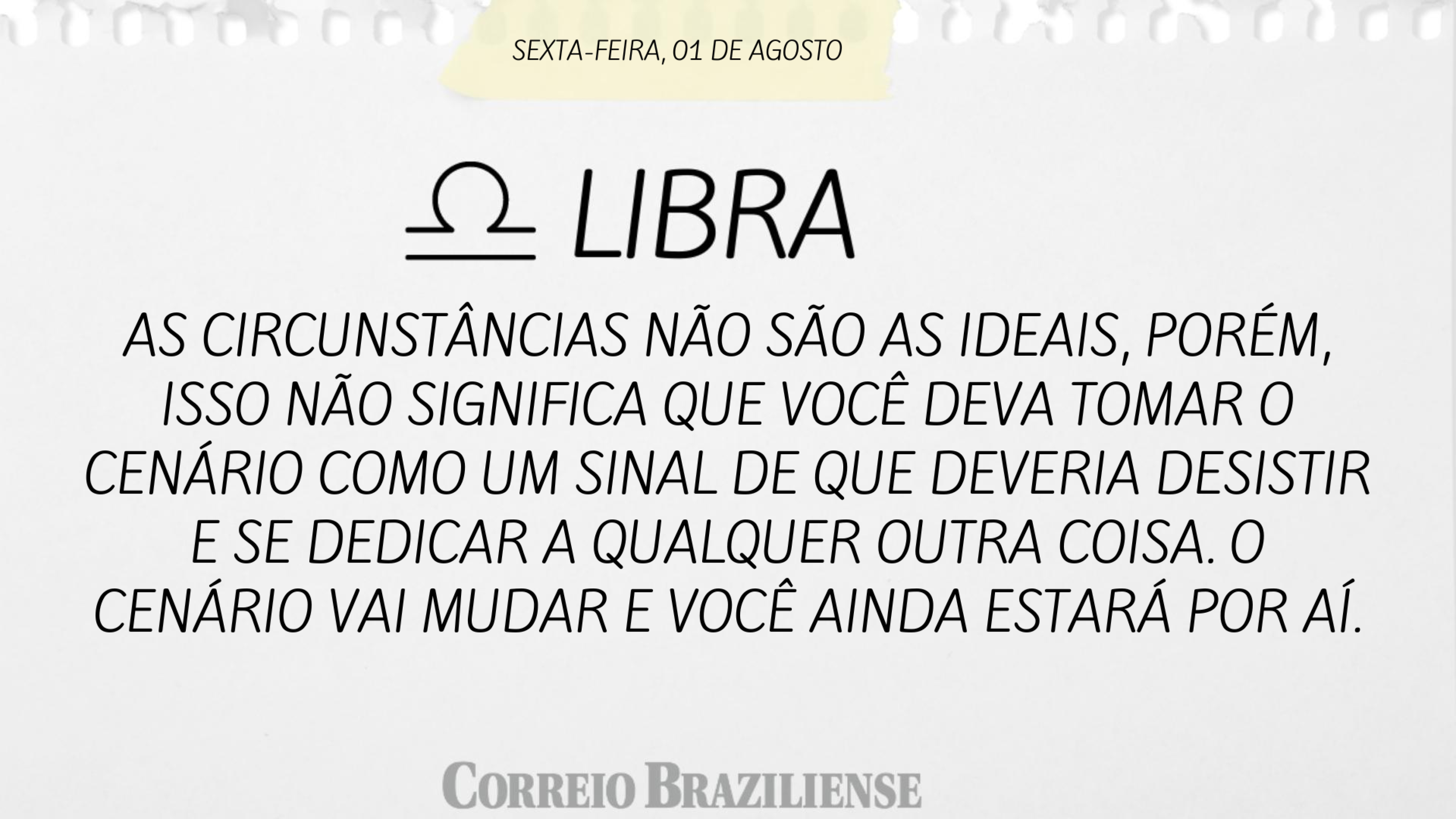Confira o horóscopo desta sexta