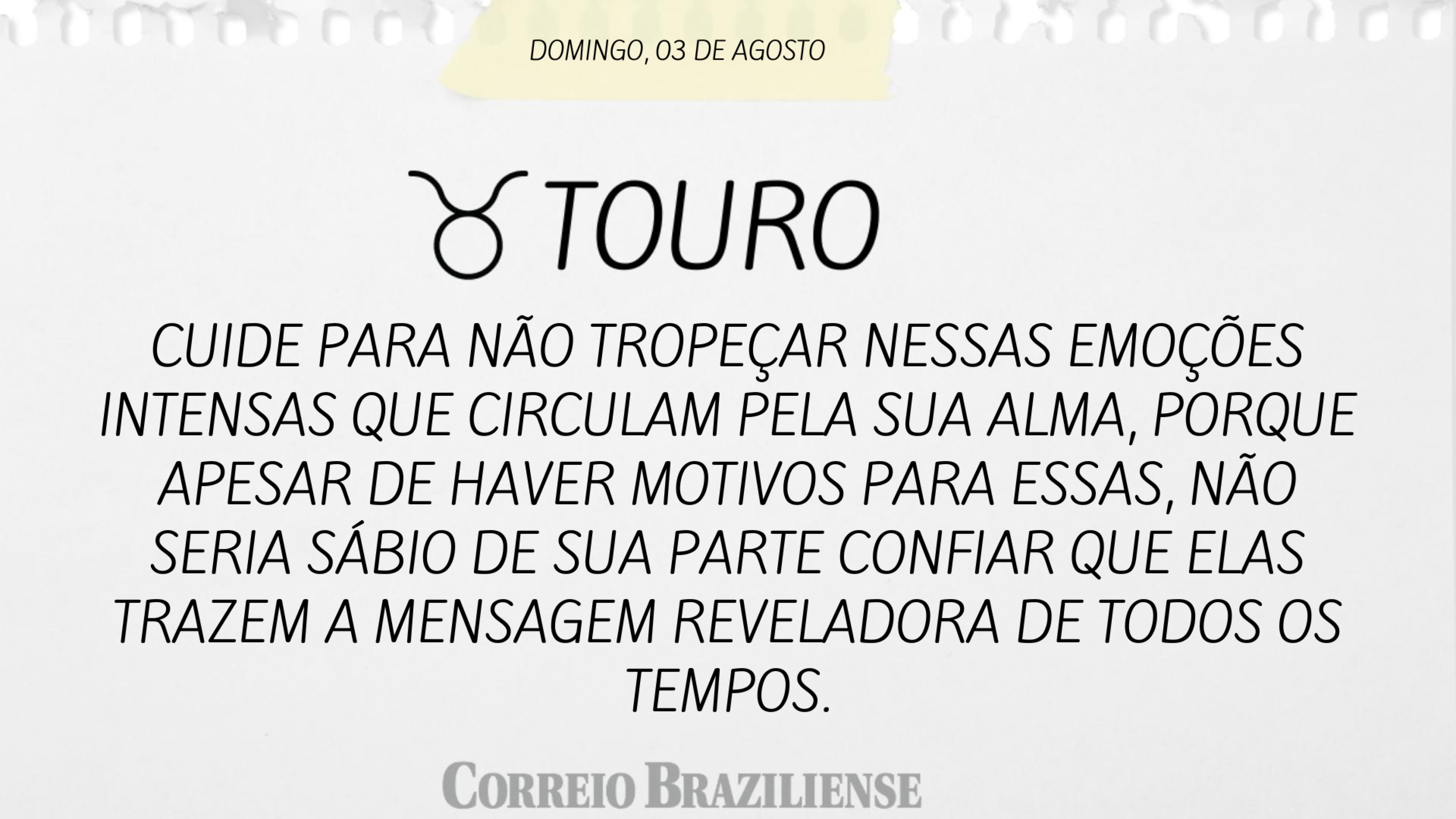 Confira o horóscopo deste domingo