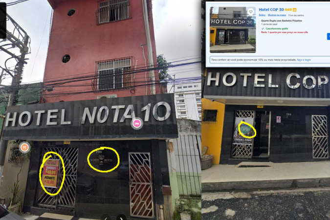 Segundo valores ofertados pelo site especializado 'Booking.com', uma diária entre os dias 10 e 11 de novembro - os dois primeiros da conferência - exigem dos interessados a quantia de R$ 7 mil -  (crédito: Reprodução / X / @MocAviacao)