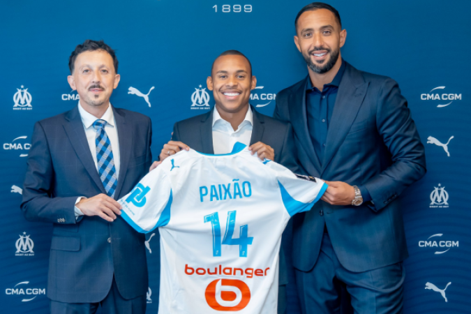 Igor Paixão vai vestir a camisa 14 do Olympique de Marselha - (crédito: Foto: Divulgação) Igor Paixão vai vestir a camisa 14 do Olympique de Marselha - (crédito: Foto: Divulgação)