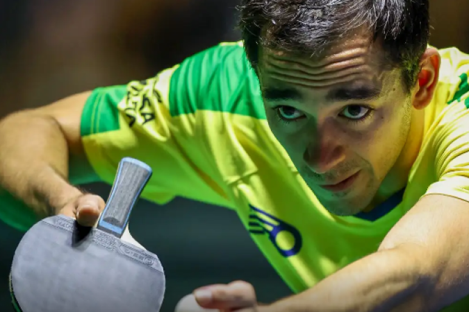 A vitória materializou o décimo título da carreira do atleta brasileiro em disputas de simples -  (crédito: Abelardo Mendes Jr./Calderano TM)