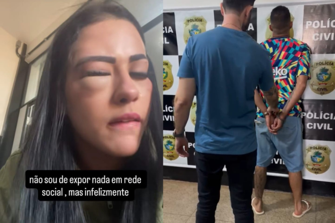 O agressor, possui antecedentes por porte ilegal de arma de fogo e perturbação do sossego, pode enfrentar até 7 anos de prisão - (crédito: material cedido) O agressor, possui antecedentes por porte ilegal de arma de fogo e perturbação do sossego, pode enfrentar até 7 anos de prisão - (crédito: material cedido)