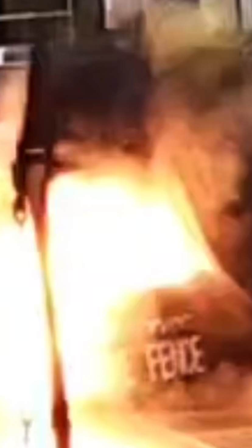 BOPE optou por detonar bolsa suspeita no aeroporto de Porto Velho -  (crédito: PMRO)