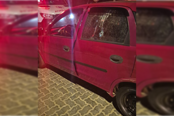 Carro onde as vítimas estavam -  (crédito: PMDF/Divulgação)
