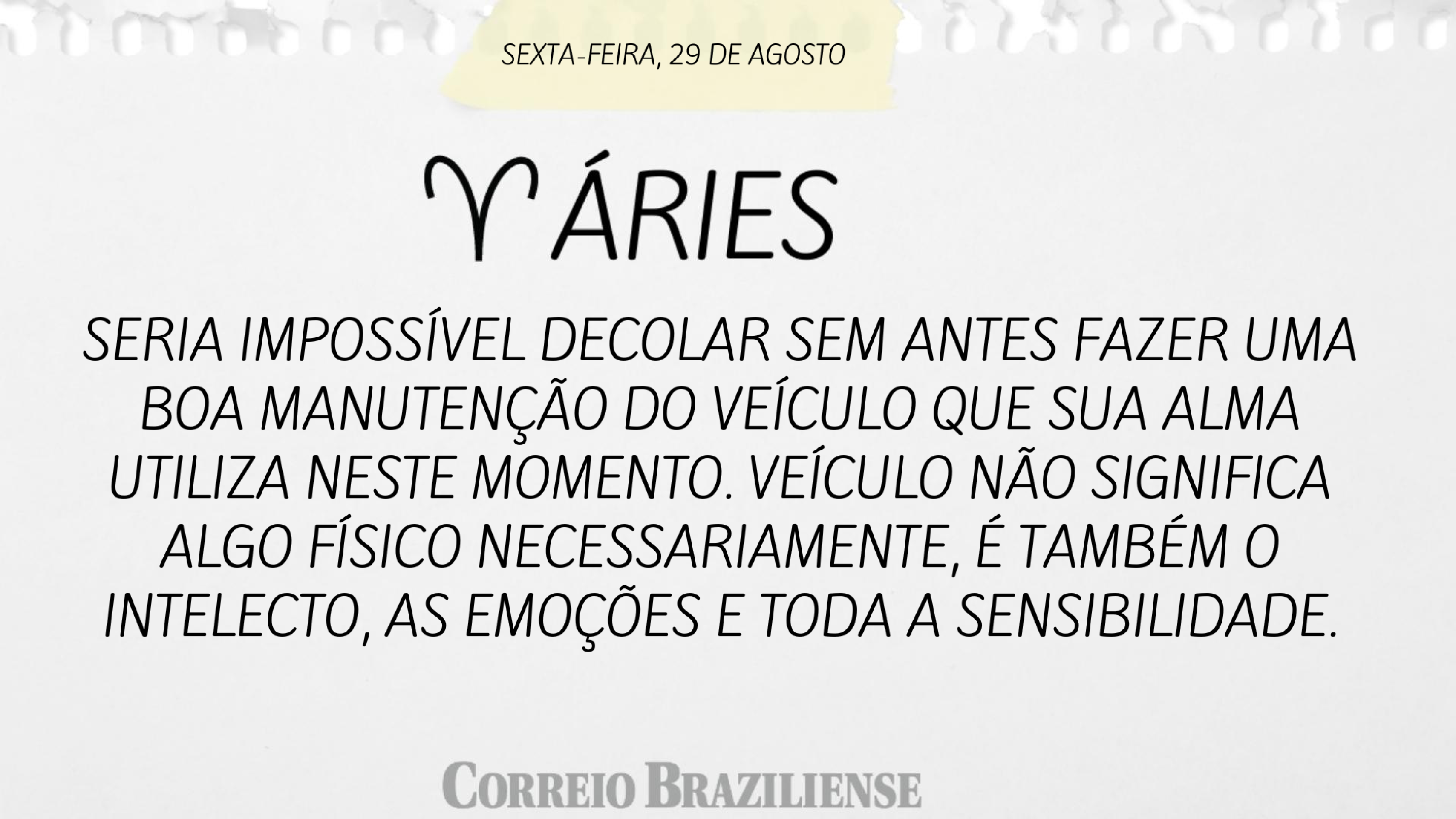 Horóscopo desta sexta