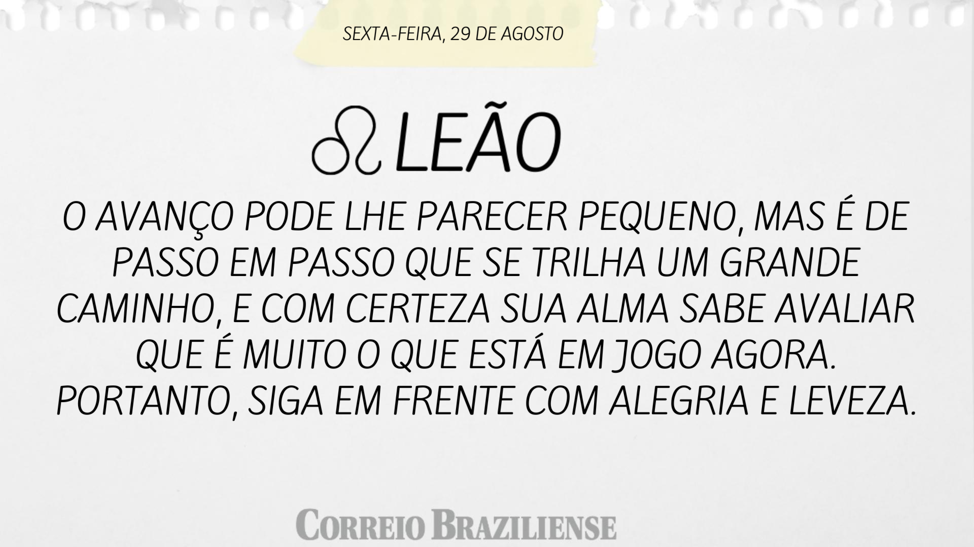 Horóscopo desta sexta