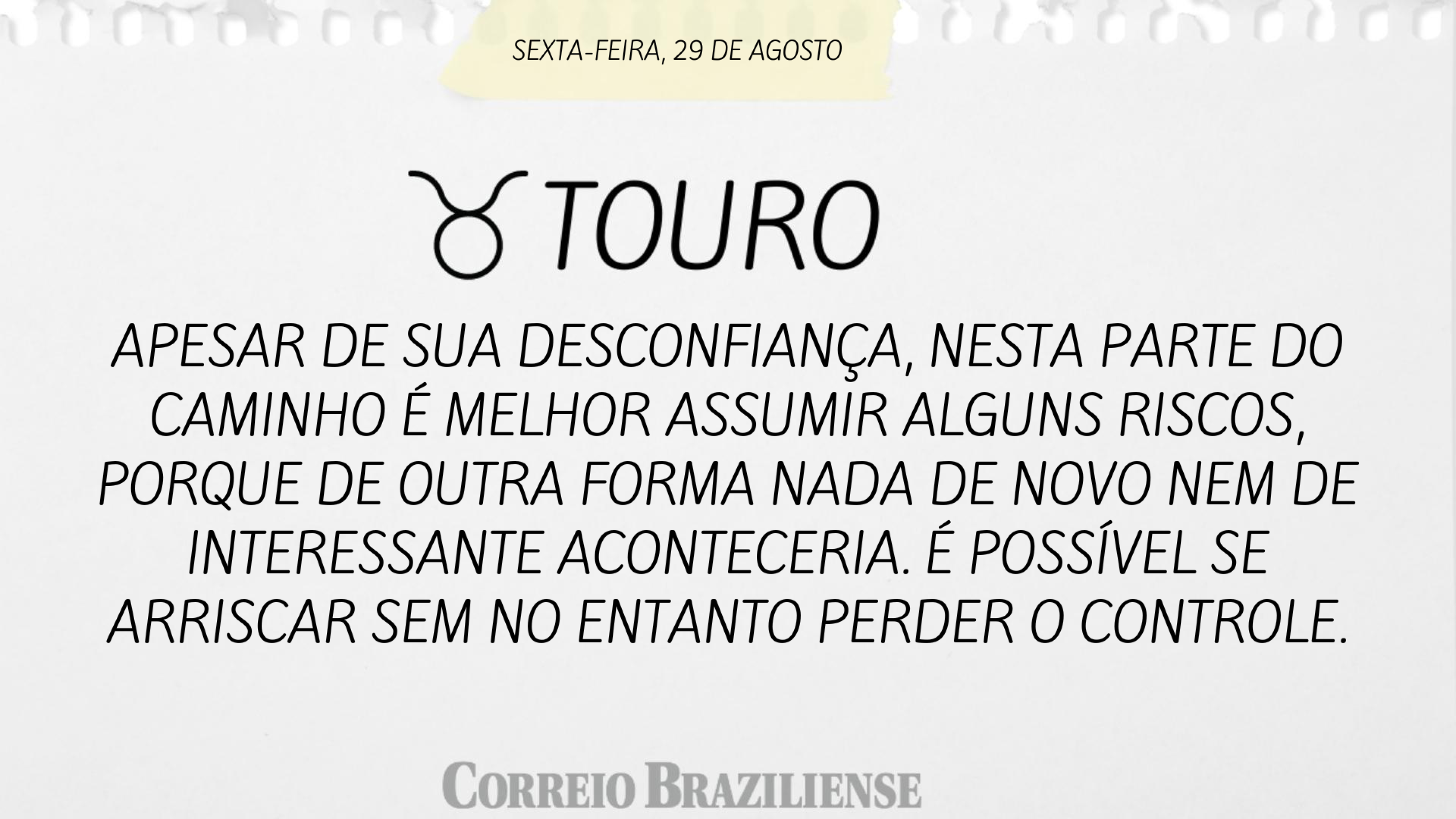 Horóscopo desta sexta