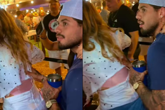 Zé Felipe e Duda Bertelli -  (crédito: Reprodução/Instagram)