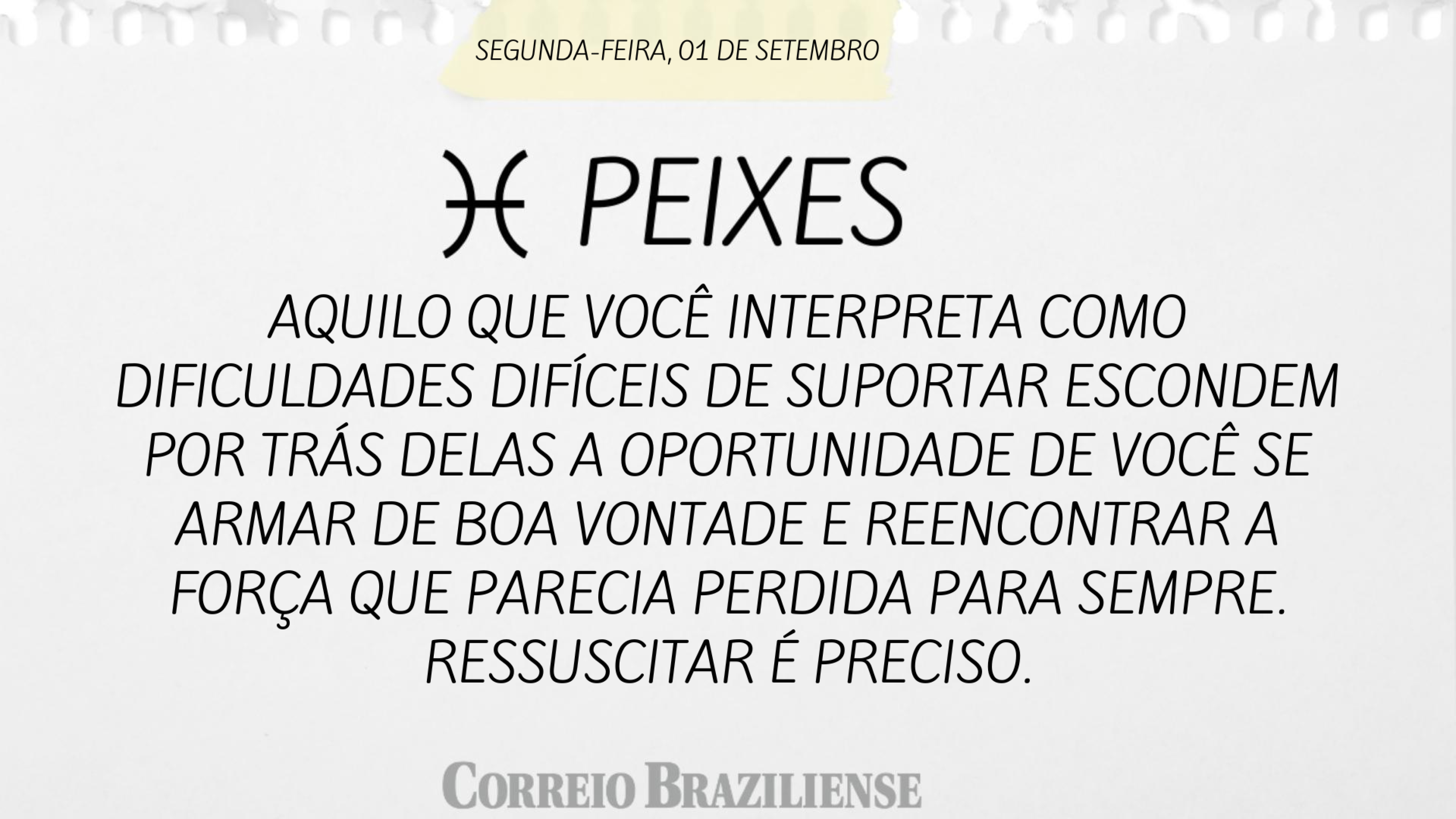Hor&oacute;scopo desta segunda-feira