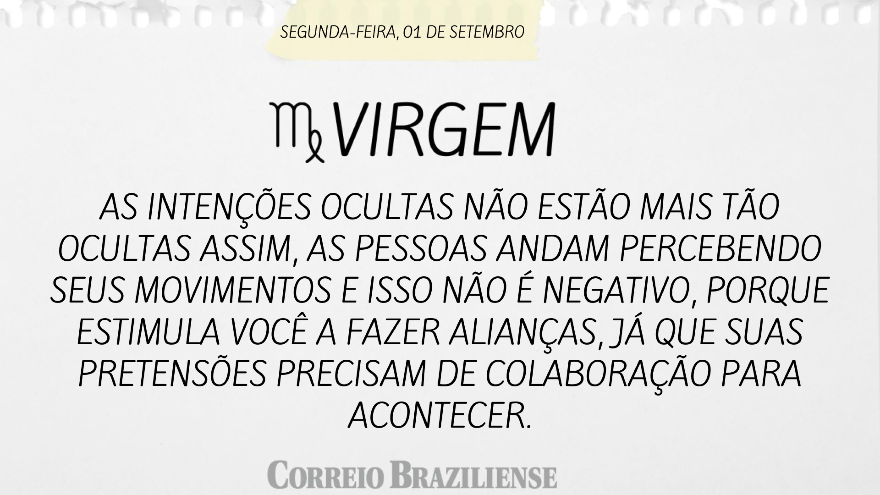 Hor&oacute;scopo desta segunda-feira