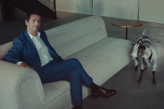 Na propaganda de TV, um homem surge ao lado de um bode que simboliza as milhares de bets clandestinas em operação no Brasil - (crédito: IBJR/Agência WE) Na propaganda de TV, um homem surge ao lado de um bode que simboliza as milhares de bets clandestinas em operação no Brasil - (crédito: IBJR/Agência WE)