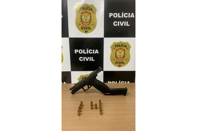 Arma foi recuperada neste domingo (31/8) -  (crédito: PCDF/Divulgação)