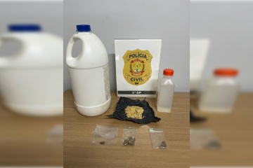 Drogas apreendidas pela Polícia Civil -  (crédito: PCDF/Divulgação)