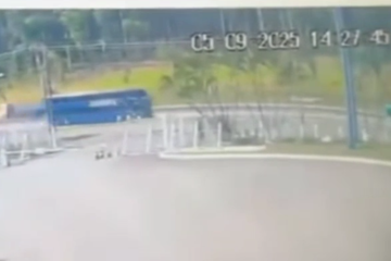 Tragédia em MG: vídeo mostra batida que deixou 4 mortos e 31 feridos - Câmera de monitoramento/Reprodução