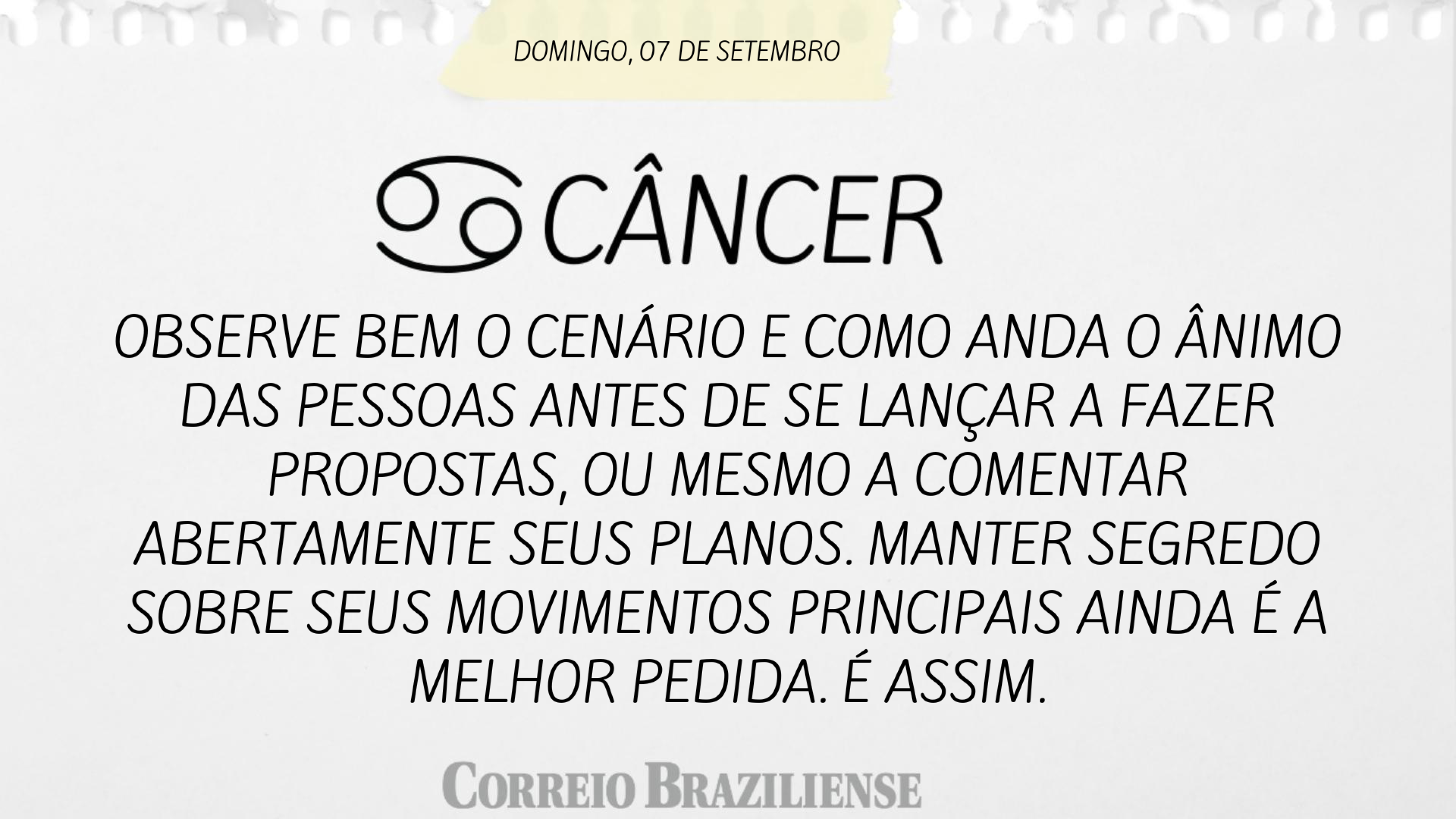 Confira o horóscopo deste domingo