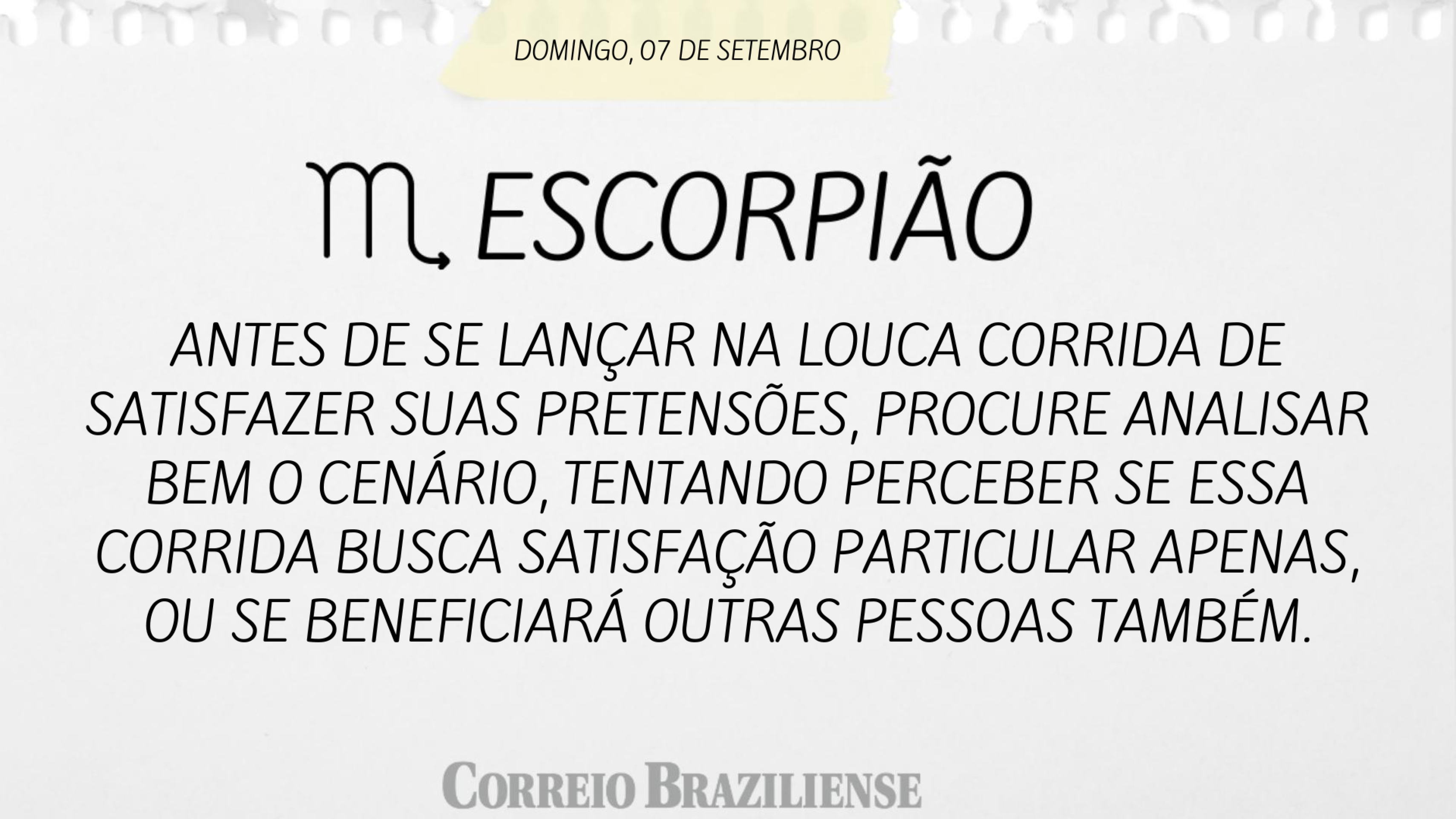 Confira o horóscopo deste domingo