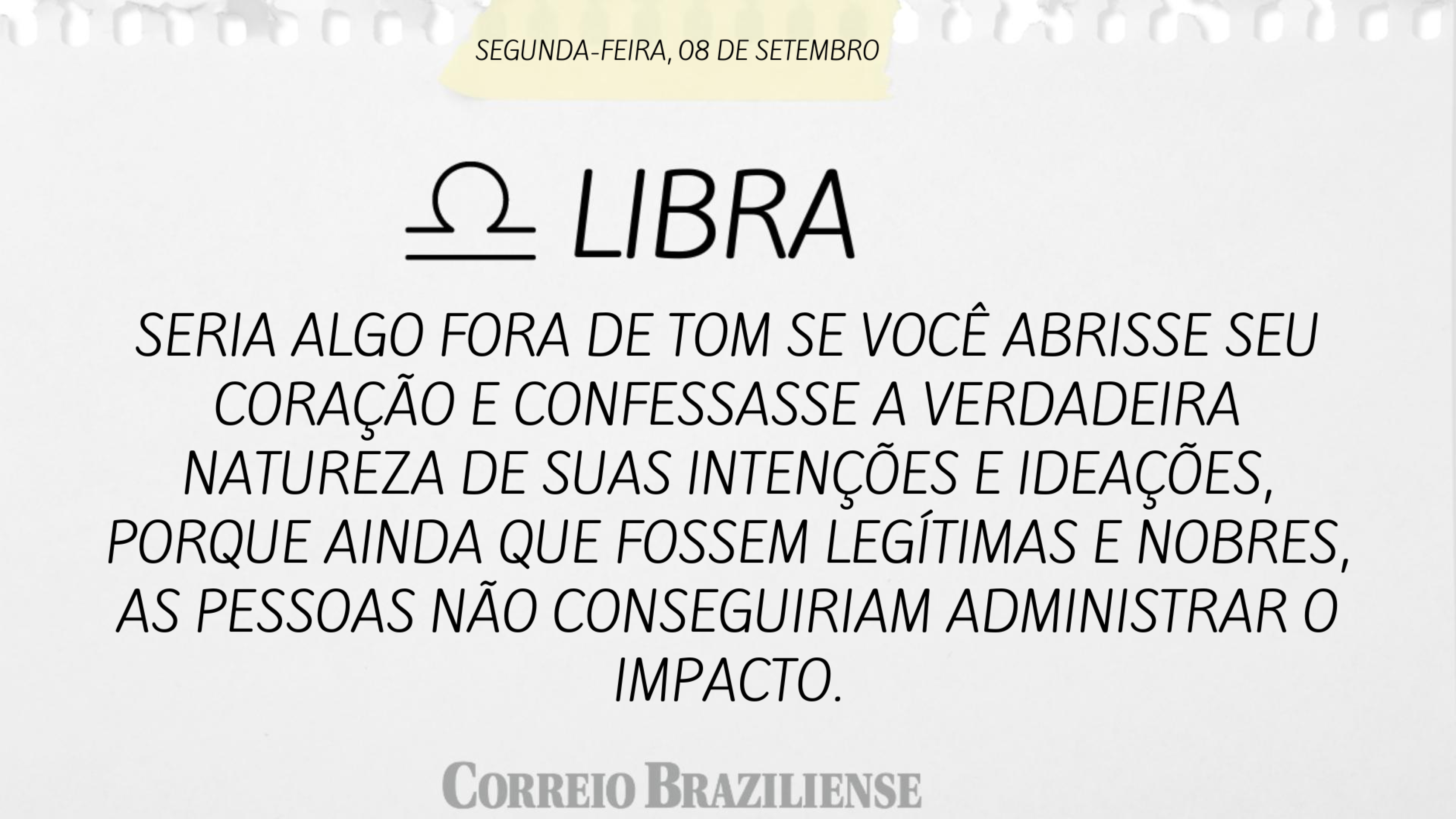 Hor&oacute;scopo desta segunda