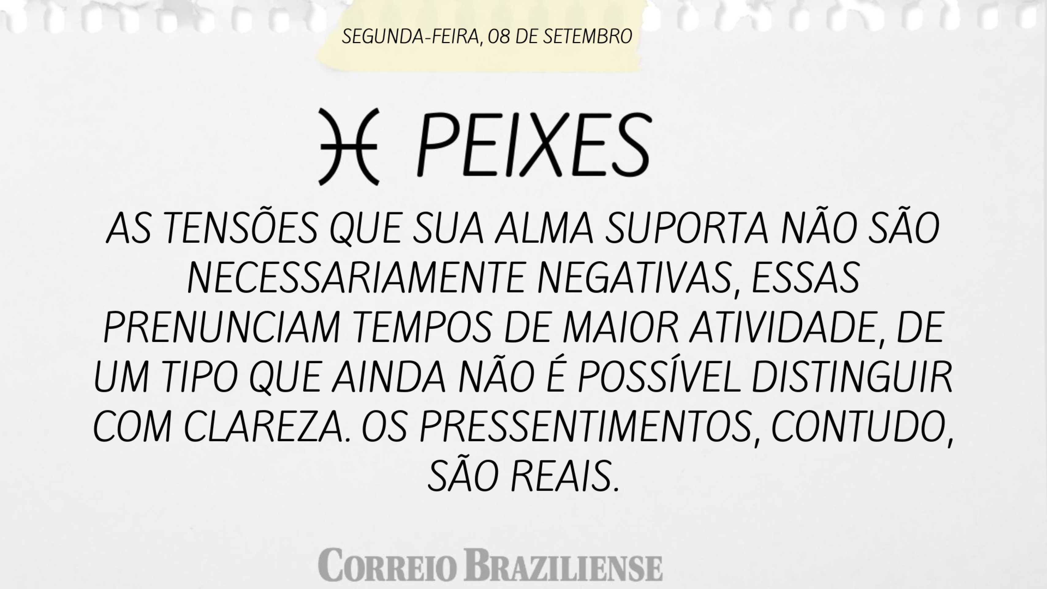 Hor&oacute;scopo desta segunda