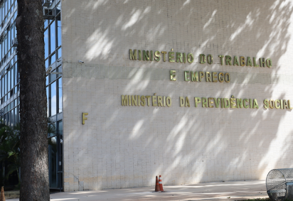Fachada do Ministério da Previdência Social e do Ministério do Trabalho e Emprego  -  (crédito: Reprodução/MPS )