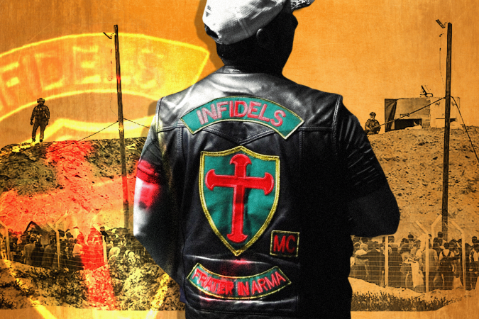 O grupo Infidels MC diz ter filiais em 15 Estados dos EUA e uma na Alemanha - (crédito: Reprodução / Facebook) O grupo Infidels MC diz ter filiais em 15 Estados dos EUA e uma na Alemanha - (crédito: Reprodução / Facebook)