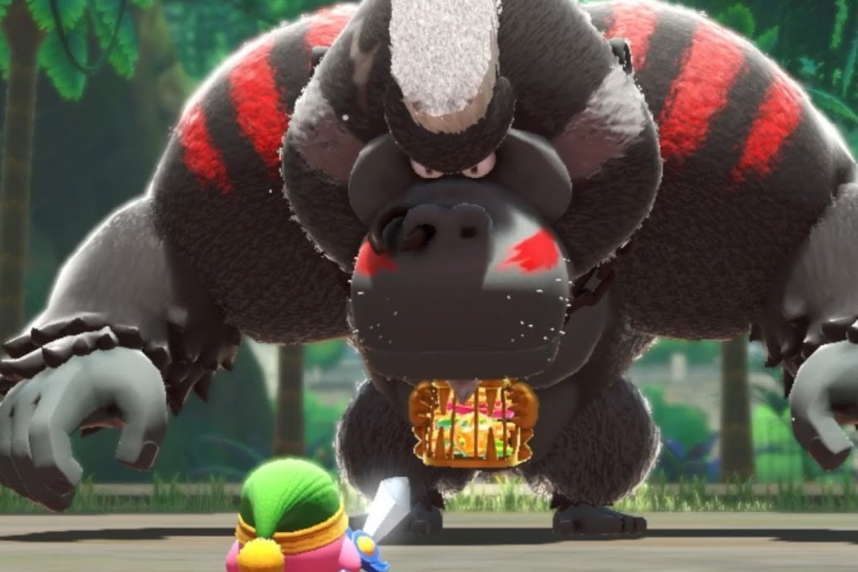 Um dos chefes mais marcantes do jogo é o Gorimondo pela escala da batalha.